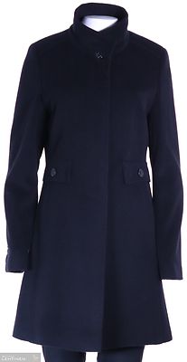 Lebek ajaton klassinen musta villakangastakki