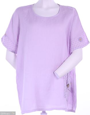 Curve plus size lilansävyinen pellava tunika