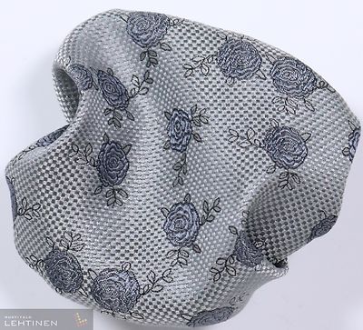 Harmaa kuviollinen taskuliina