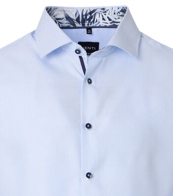 Venti modern fit vaaleansininen lyhythihainen kauluspaita