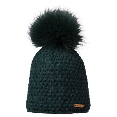 Starling vihreä tupsupipo helmineulosta