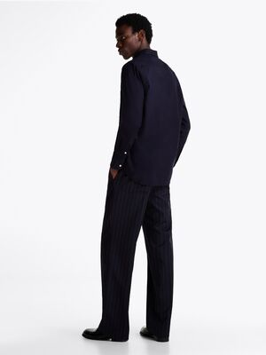 Tommy Hilfiger tummansininen regular fit kauluspaita