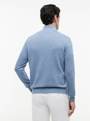 Tommy Hilfiger vaaleansininen puuvillaneuletakki