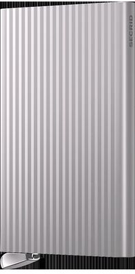 Secrid hopeanvärinen pankkikorttien turvakotelo