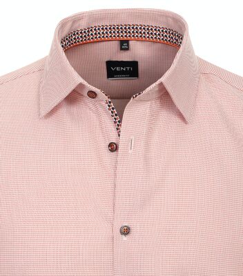 Venti oranssi kauluspaita modern fit mitoituksella