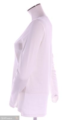 Signaturen luonnonvalkoinen pitkähihainen paita pyöreällä pääntiellä