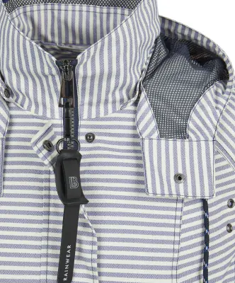 Barbara Lebek raidallinen tekninen kevättakki