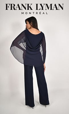 Frank Lyman tummansininen juhlahaalari