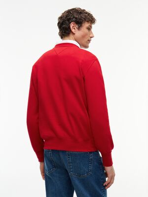 Tommy Hilfiger punainen college pusero