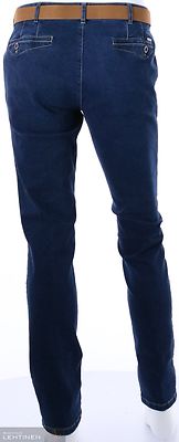 Meyer joustavat farkunsinisen puuvillahousut