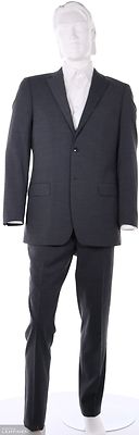 Turon harmaa klassinen suorahousu