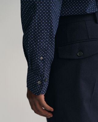 Gant tummansinikuvioinen regular fit kauluspaita