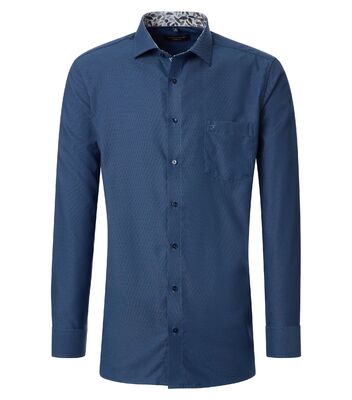 Casamoda sininen modern fit kauluspaita