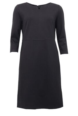 STI musta polvipituinen jersey mekko