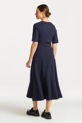 Gant tummansininen lyhythihainen jersey mekko