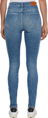 Tommy hilfiger vaaleat korkeavyötäröiset slim fit farkut