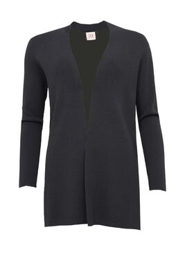 STI musta ohut neuletakki