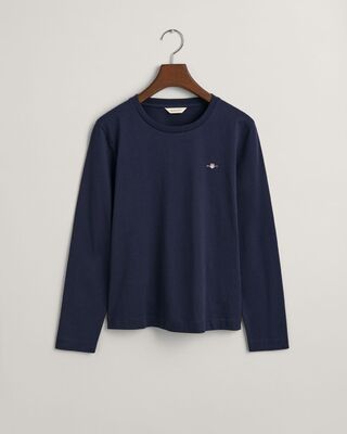 Gant tummansininen pitkähihainen trikoo pusero