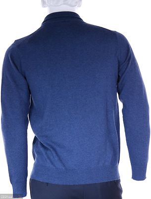 Gantin puolivetoketjullinen puuvillaneulepusero