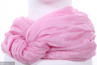 Lasessor fuksia silkki tuubihuivi