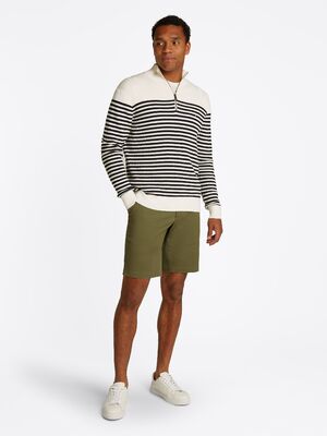 Tommy Hilfiger luonnonvalkoinen puuvilla neule