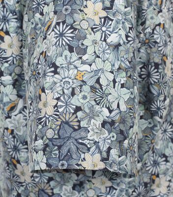 Venti kukkakuvioinen modern fit lyhythihainen kauluspaita