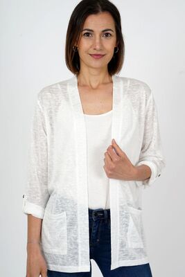 M.X.O musta kevyt neuletakki