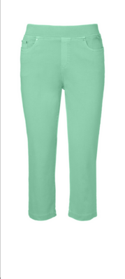 Anna Montana vihreät farkku caprit