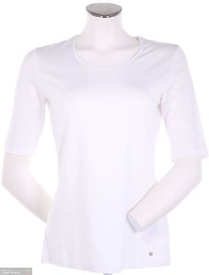 Gerry Weberin valkoinen trikoopusero, pyöreällä pääntiellä