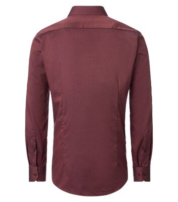 Venti viininpunainen kauluspaita modern fit mitoituksella