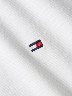 Tommy Hilfiger valkoinen t-paita pikeeneuloksesta