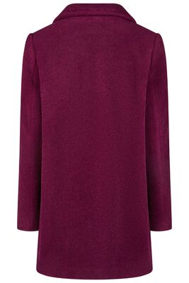 Lebek luumunsävyinen villakangastakki