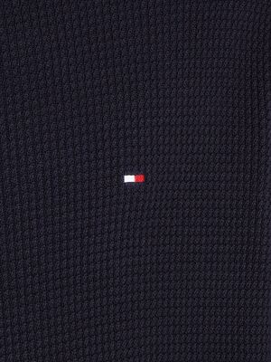 Tommy Hilfiger tummansininen puuvilla neuletakki