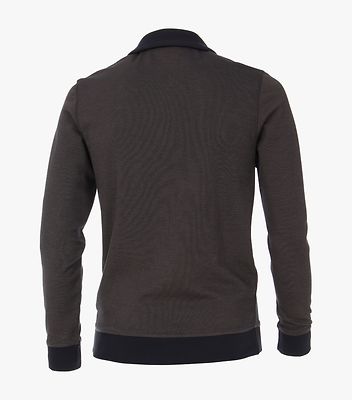 Casamoda ruskea rintataskullinen collegepusero