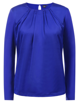 Ril's sähkönsininen pitkähihainen pusero