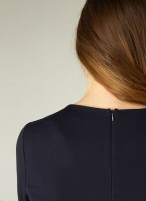 Base Level tummansininen kotelomekko