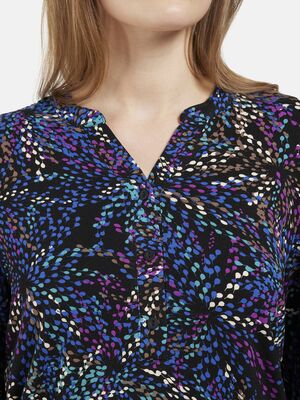 Signature sininen kuviollinen trikoopusero