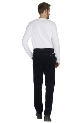 Club Comfort tummansininen vakosamettihousu