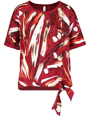 Gerry weber viininpunainen lyhythihainen pusero