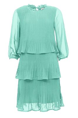 STI mintunvihreä juhlava frillamekko