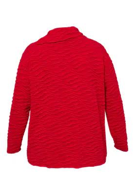 Pont Neuf kirkkaanpunainen tunika