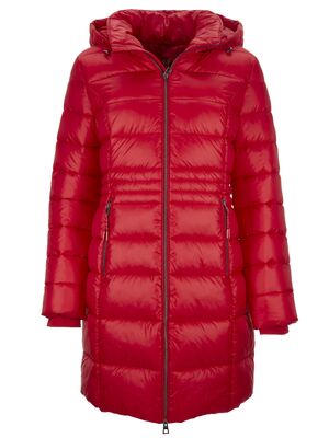 Blue Flame punainen muhkea talvitakki