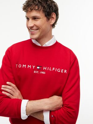 Tommy Hilfiger punainen college pusero