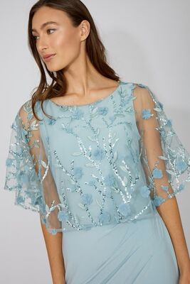 Frank Lyman mintunvihreä pitkä juhlamekko