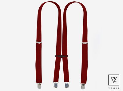 Veniz viininpunaiset henkselit