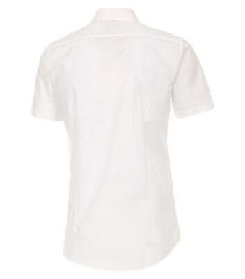 Venti body fit valkoinen lyhythihainen kauluspaita