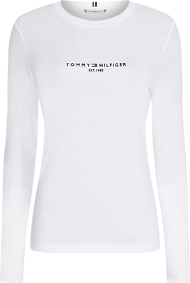Tommy hilfiger valkoinen pitkähihainen T-paita