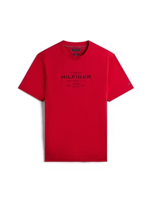 Tommy Hilfiger punainen regular fit t-paita
