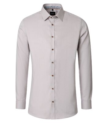 Venti vaaleabeige slim fit kauluspaita