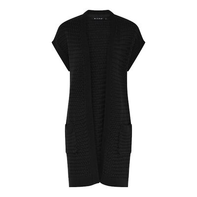 Micha musta neuleliivi